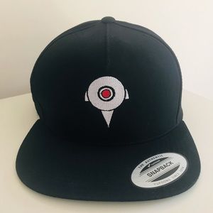 NWOT Yupoong SnapBack Flat Bill, Embroidered Hat